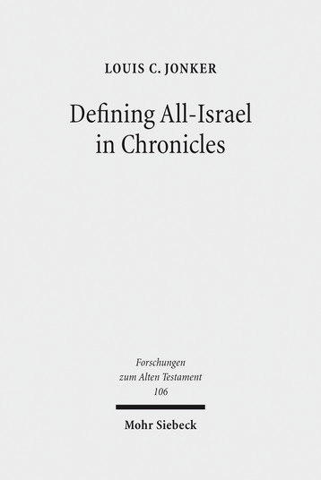 Defining All-Israel in Chronicles