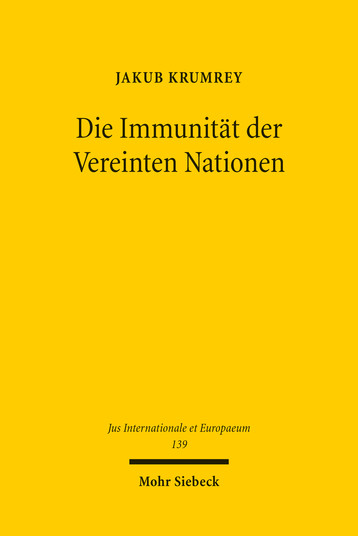 Die Immunität der Vereinten Nationen