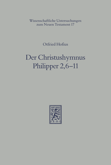 Der Christushymnus Philipper 2,6–11