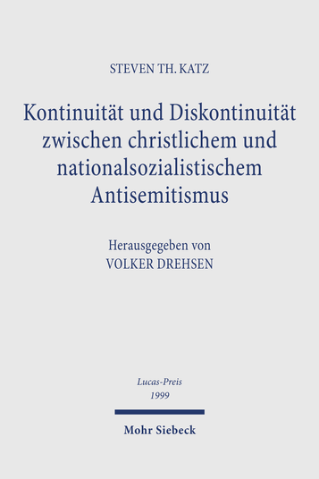 Kontinuität und Diskontinuität zwischen christlichem und nationalsozialistischem Antisemitismus