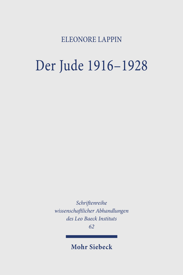 Der Jude 1916–1928
