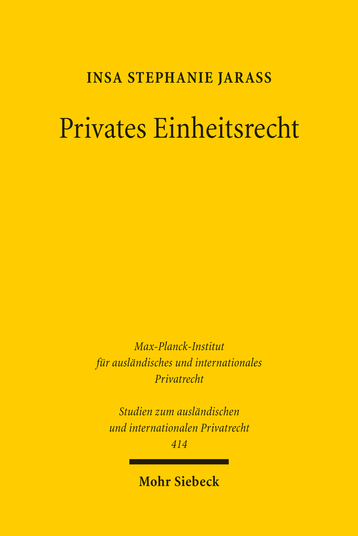Privates Einheitsrecht