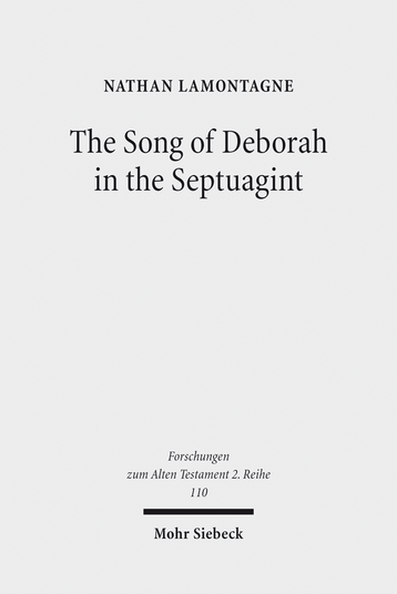 The Song of Deborah in the Septuagint