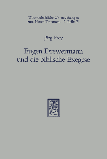 Eugen Drewermann und die biblische Exegese