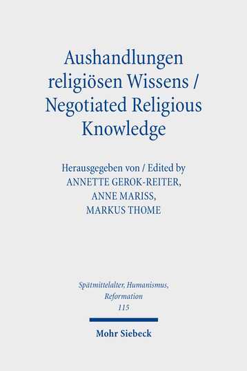 Aushandlungen religiösen Wissens – Negotiated Religious Knowledge