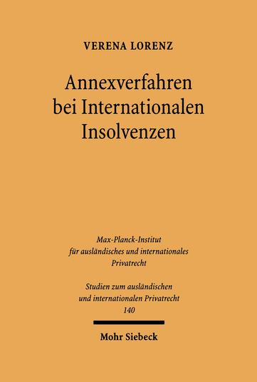Annexverfahren bei Internationalen Insolvenzen
