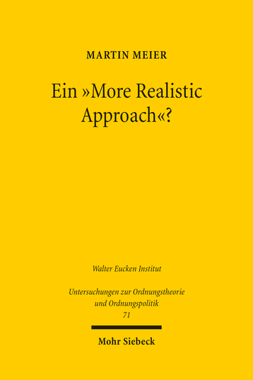 Ein »More Realistic Approach«?