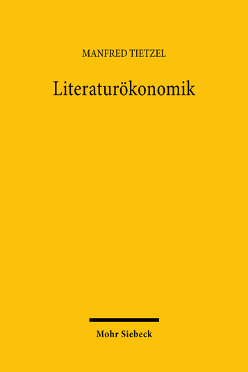 Literaturökonomik