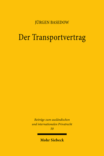 Der Transportvertrag