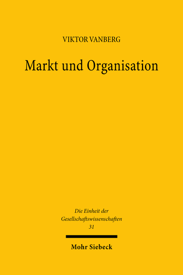 Markt und Organisation