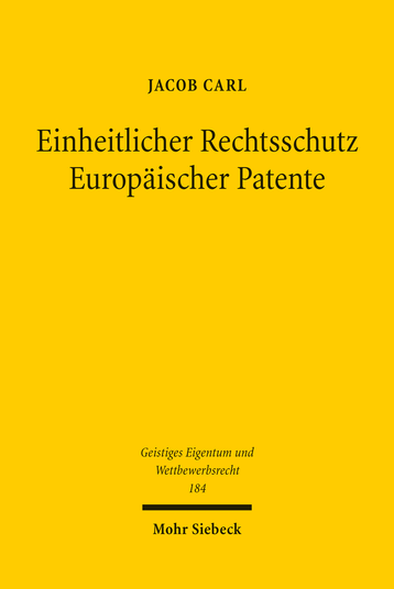 Einheitlicher Rechtsschutz Europäischer Patente