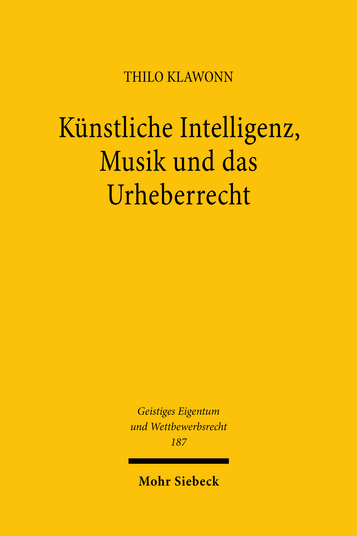 Künstliche Intelligenz, Musik und das Urheberrecht
