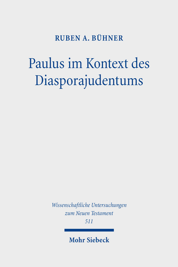 Paulus im Kontext des Diasporajudentums
