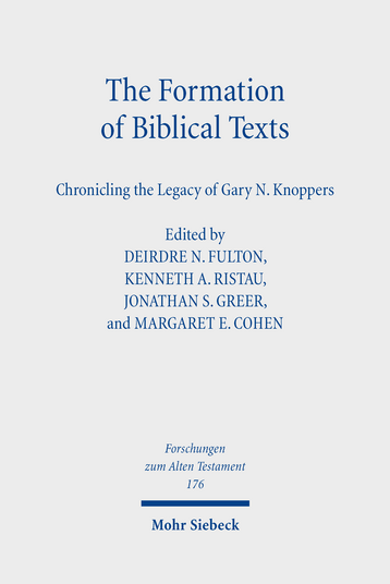 The Formation of Biblical Texts