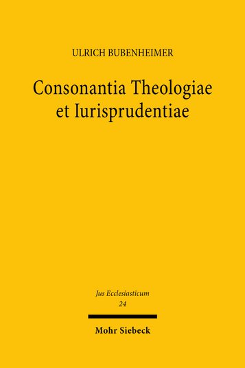 Consonantia Theologiae et Iurisprudentiae