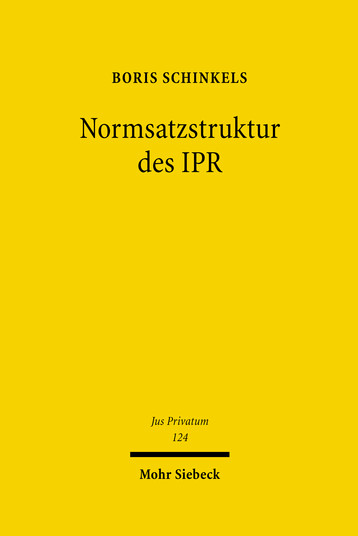 Normsatzstruktur des IPR