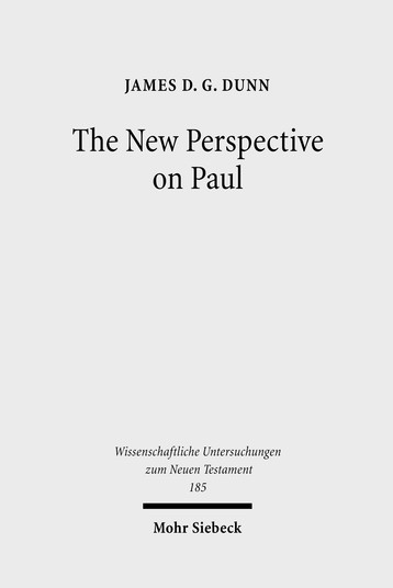 The New Perspective on Paul
