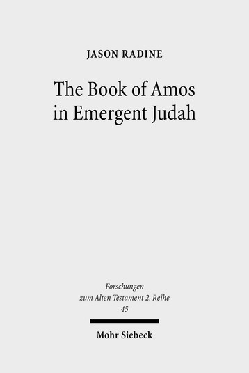 The Book of Amos in Emergent Judah