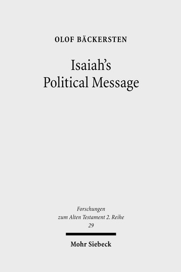 Isaiah's Political Message