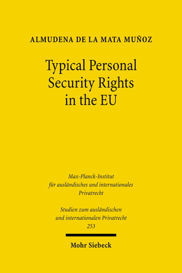 Typical Personal Security Rights in the EU