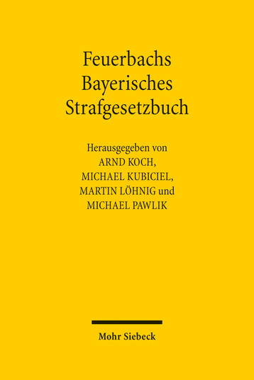 Feuerbachs Bayerisches Strafgesetzbuch