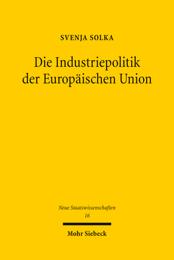 Die Industriepolitik der Europäischen Union