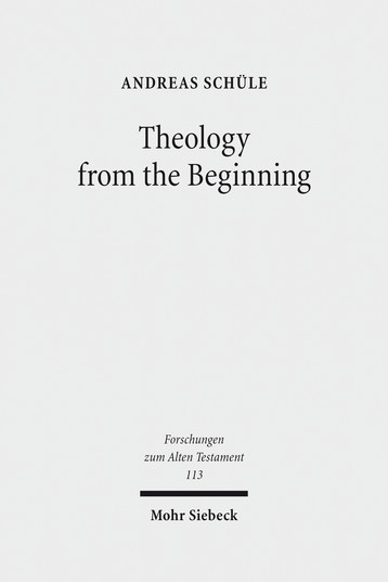 Theology from the Beginning