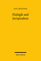 Dialogik und Jurisprudenz