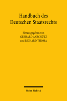 Handbuch des Deutschen Staatsrechts