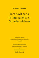 Iura novit curia in internationalen Schiedsverfahren