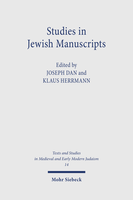 Studies in Jewish Manuscripts