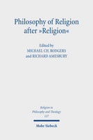 Philosophy of Religion after »Religion«