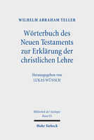 Wörterbuch des Neuen Testaments zur Erklärung der christlichen Lehre