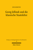Georg Jellinek und die klassische Staatslehre
