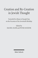 Creation and Re-Creation in Jewish Thought