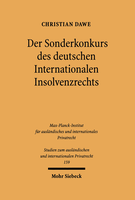 Der Sonderkonkurs des deutschen Internationalen Insolvenzrechts