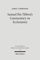 Samuel Ibn Tibbon's Commentary on Ecclesiastes