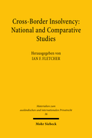 Cross-Border Insolvency: National and Comparative Studies