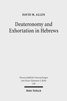 Deuteronomy and Exhortation in Hebrews