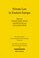 Private Law in Eastern Europe